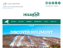 Tablet Screenshot of holimont.com